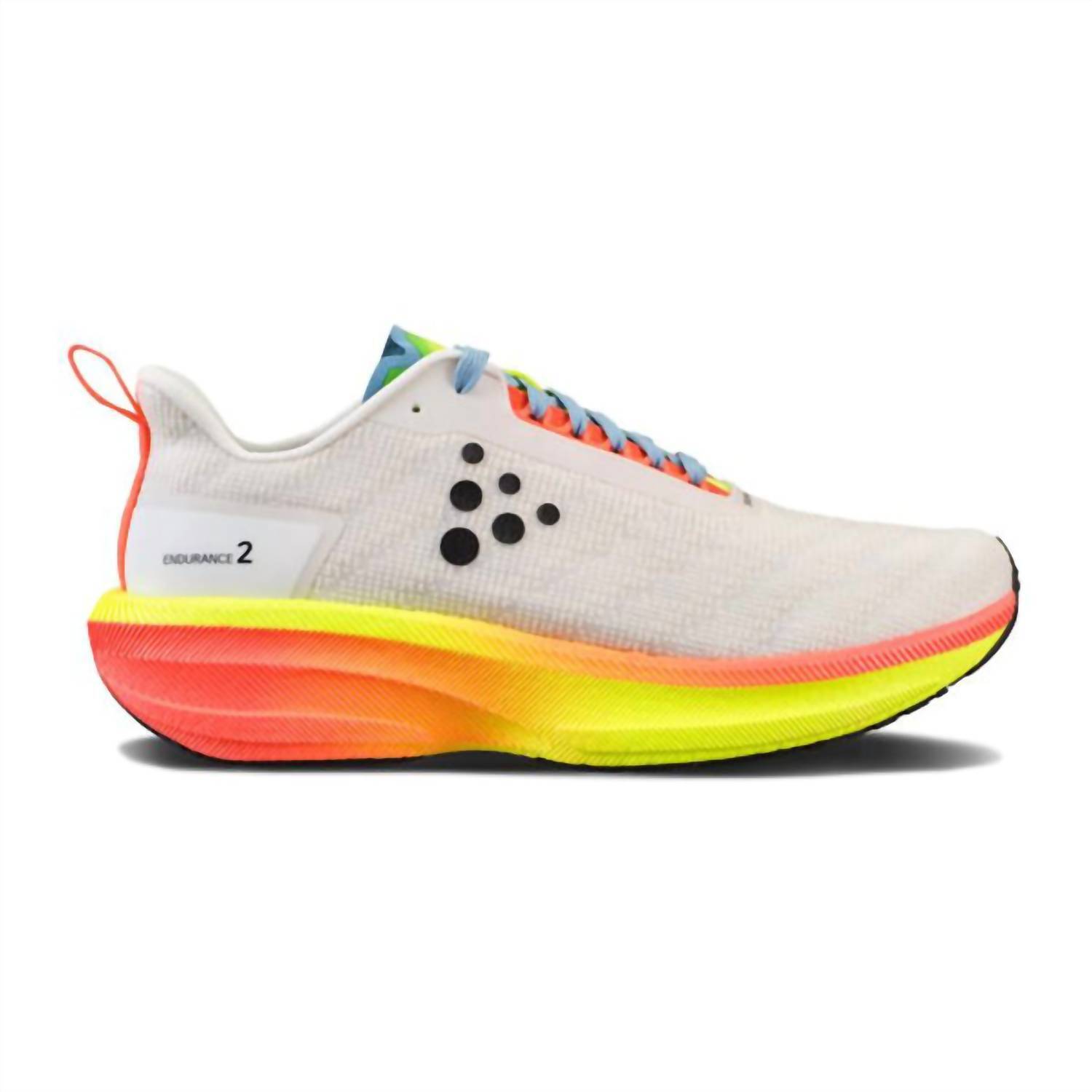 New Craft Women's Endurance 2 Running Shoe In Ash White/Shock